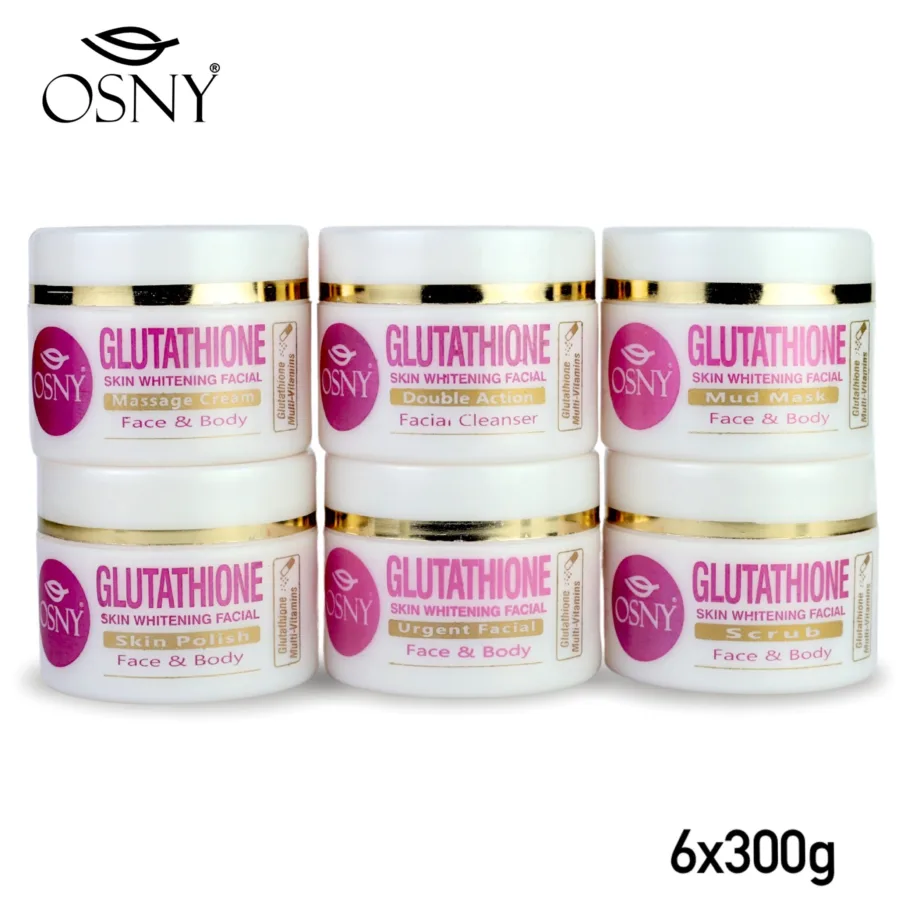 Osny Glutathione Facial Kit | 6x300g (Large)