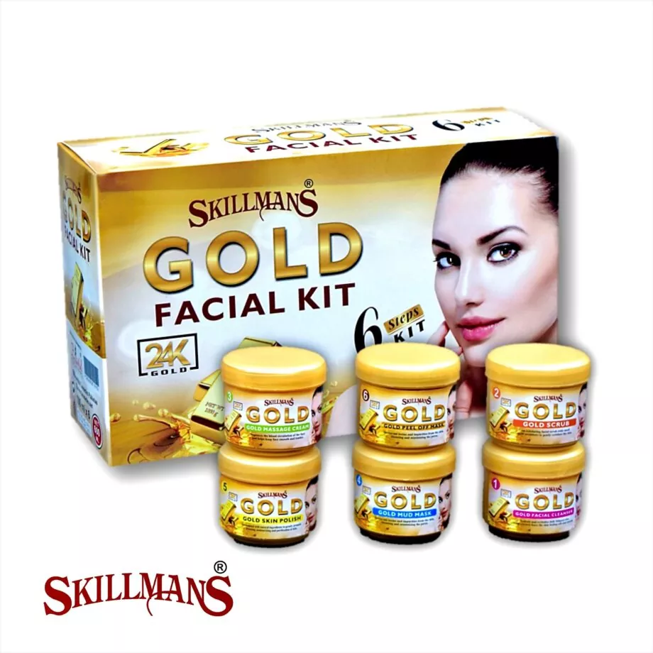 Skillmans Gold Facial Kit (6x100ml)