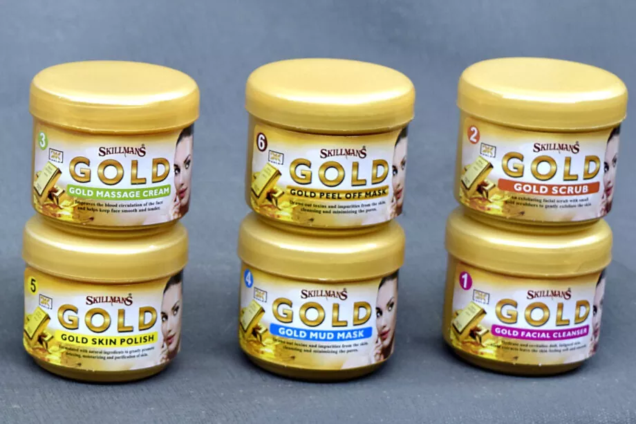 Skillmans Gold Facial Kit (6x100ml)