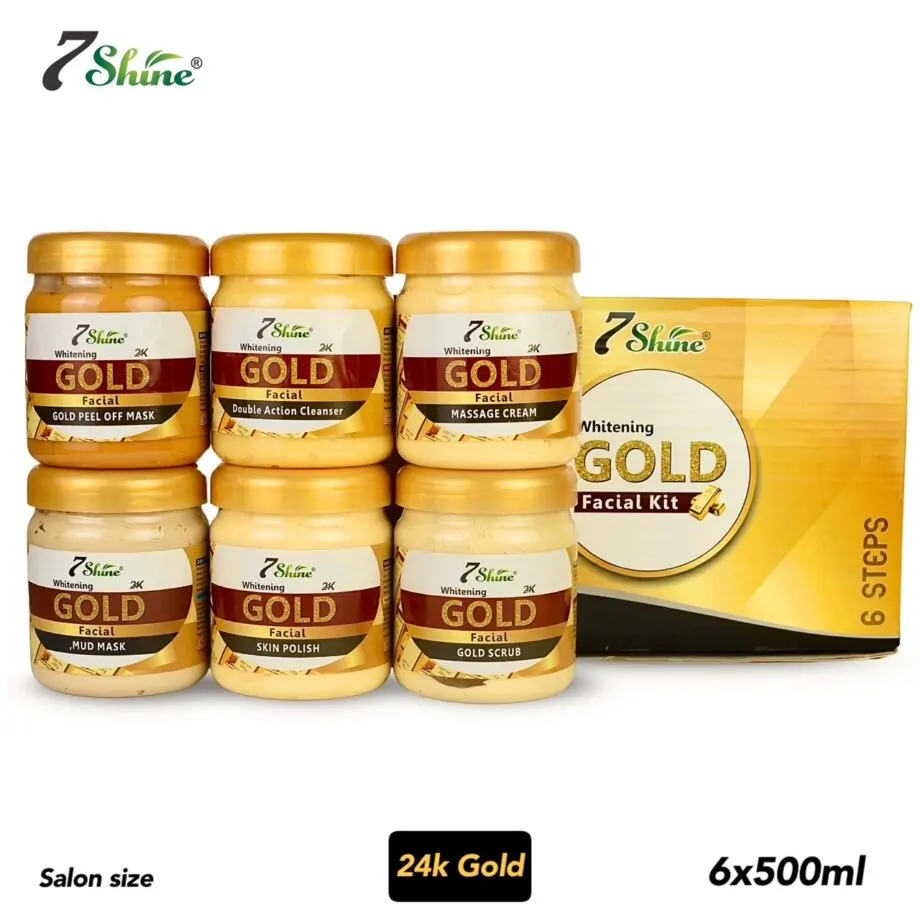 7 Shine Gold Facial Kit | Parlour Pack | Instant Glow