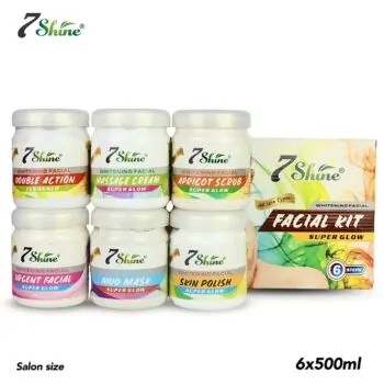 7 Shine Whitening Facial Kit | Parlour Pack | Instant Glow