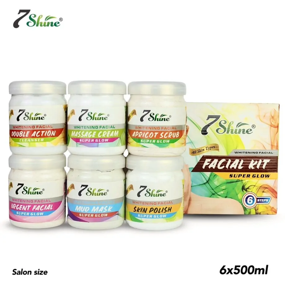 7 Shine Whitening Facial Kit | Parlour Pack | Instant Glow
