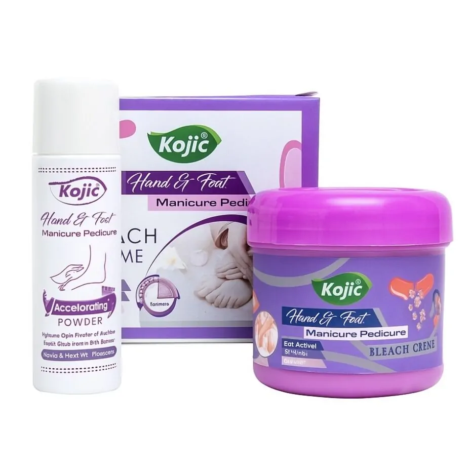 Kojic Manicure Pedicure Bleach Creme | With Accelerator | Hand & Foot Whitening