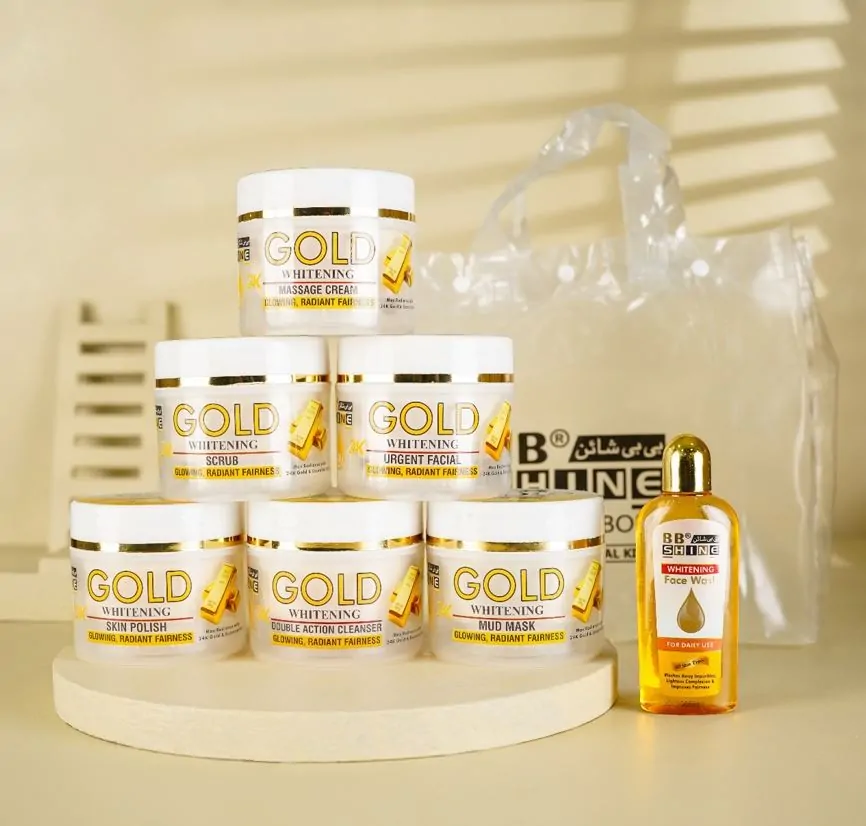 BB Shine 24k Gold Facial Kit Bag | with free Face Wash