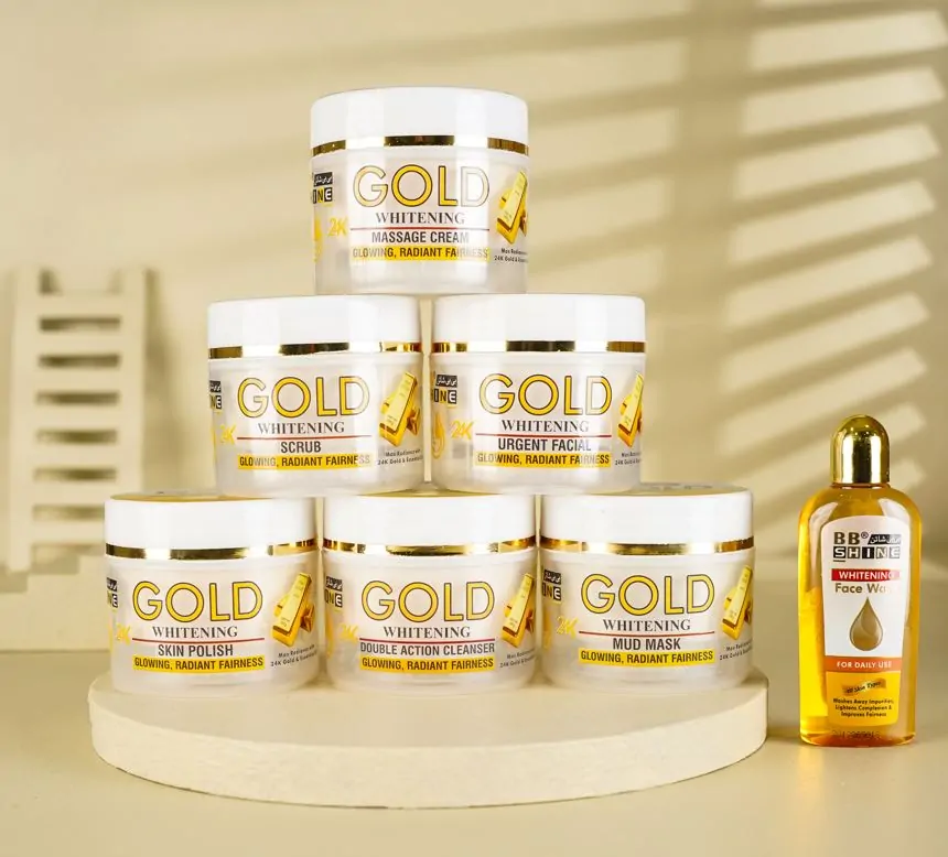 BB Shine 24k Gold Facial Kit Bag | with free Face Wash